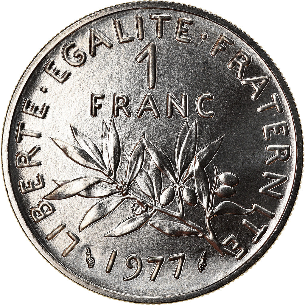 Münze, Frankreich, Semeuse, Franc, 1977, Paris, STGL, Nickel, KM:925.1