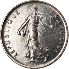Coin, France, Semeuse, 5 Francs, 1975, Paris, MS(65-70), Nickel Clad