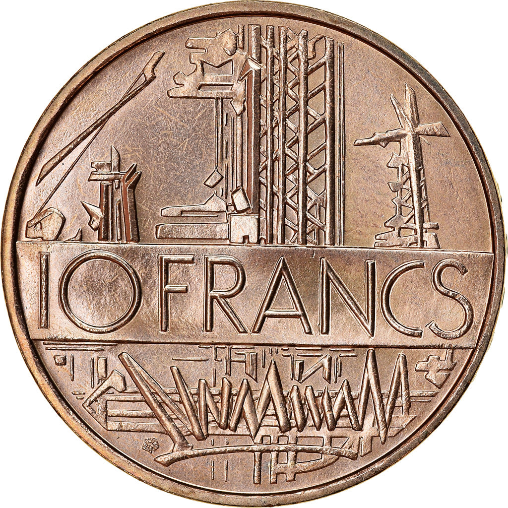 Münze, Frankreich, Mathieu, 10 Francs, 1977, Paris, STGL, Nickel-brass, KM:940