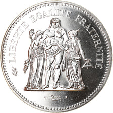 Munten, Frankrijk, Hercule, 50 Francs, 1976, Paris, FDC, Zilver, KM:941.1