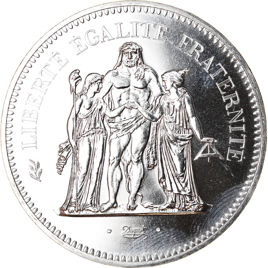 Münze, Frankreich, Hercule, 50 Francs, 1977, Paris, STGL, Silber, KM:941.1