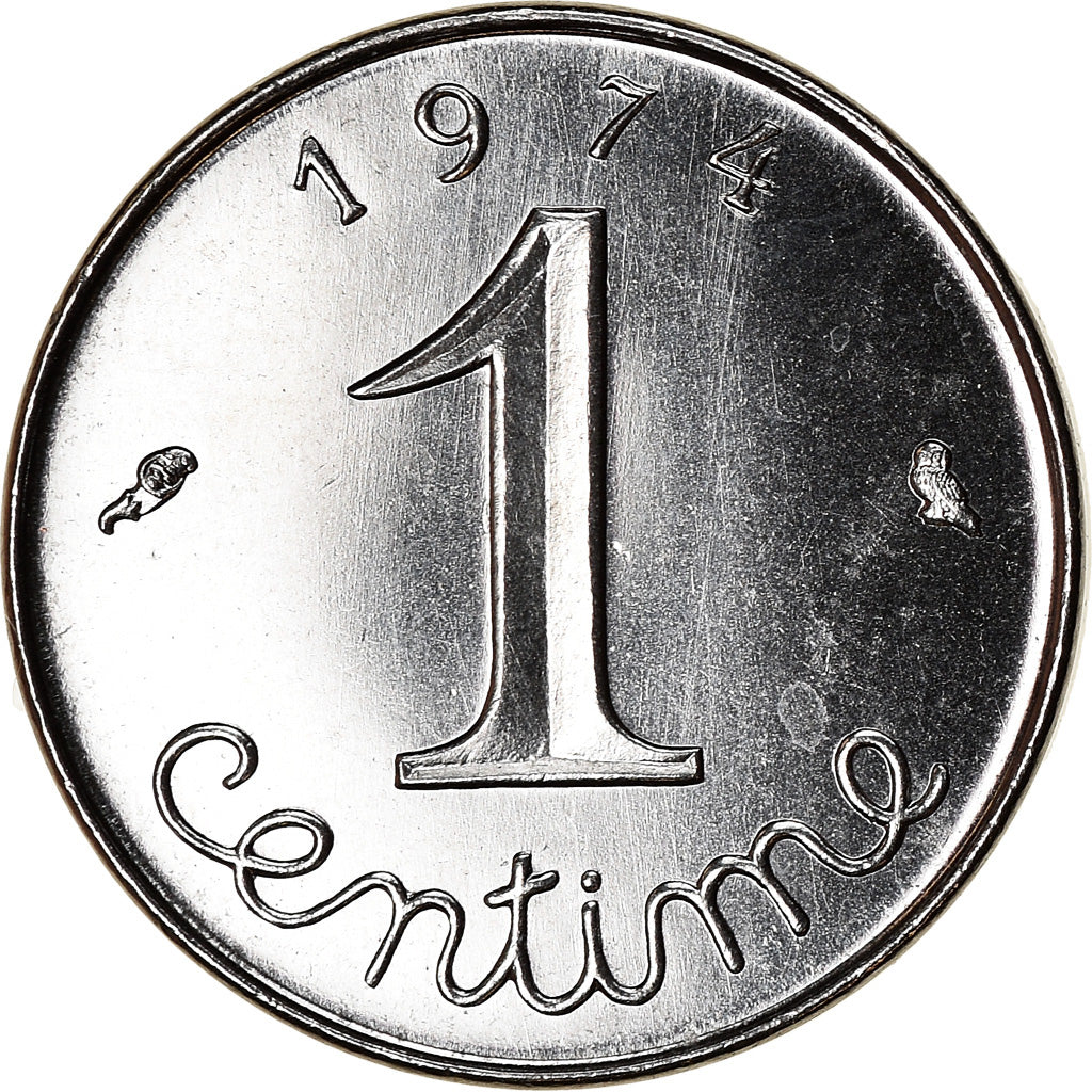Münze, Frankreich, Épi, Centime, 1974, Paris, STGL, Stainless Steel, KM:928
