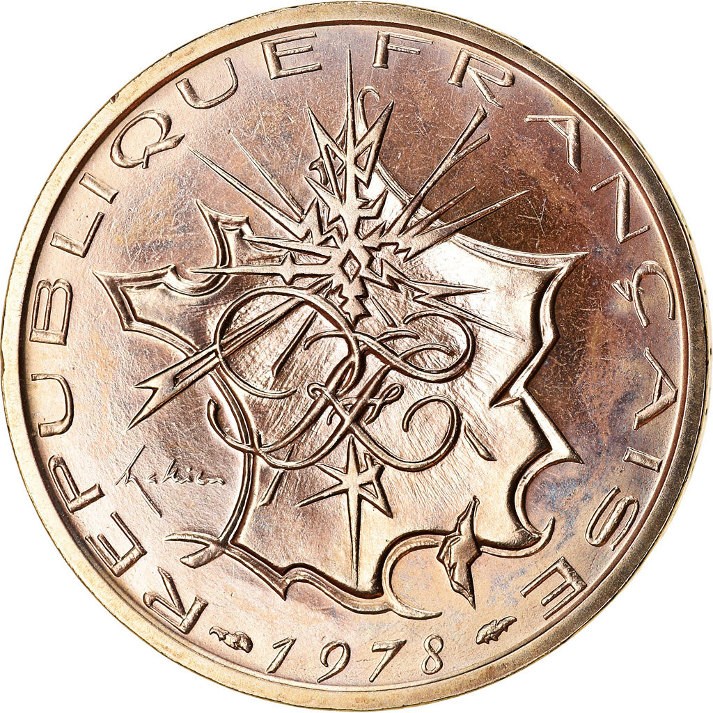 Coin, France, Mathieu, 10 Francs, 1978, Paris, MS(65-70), Nickel-brass, KM:940