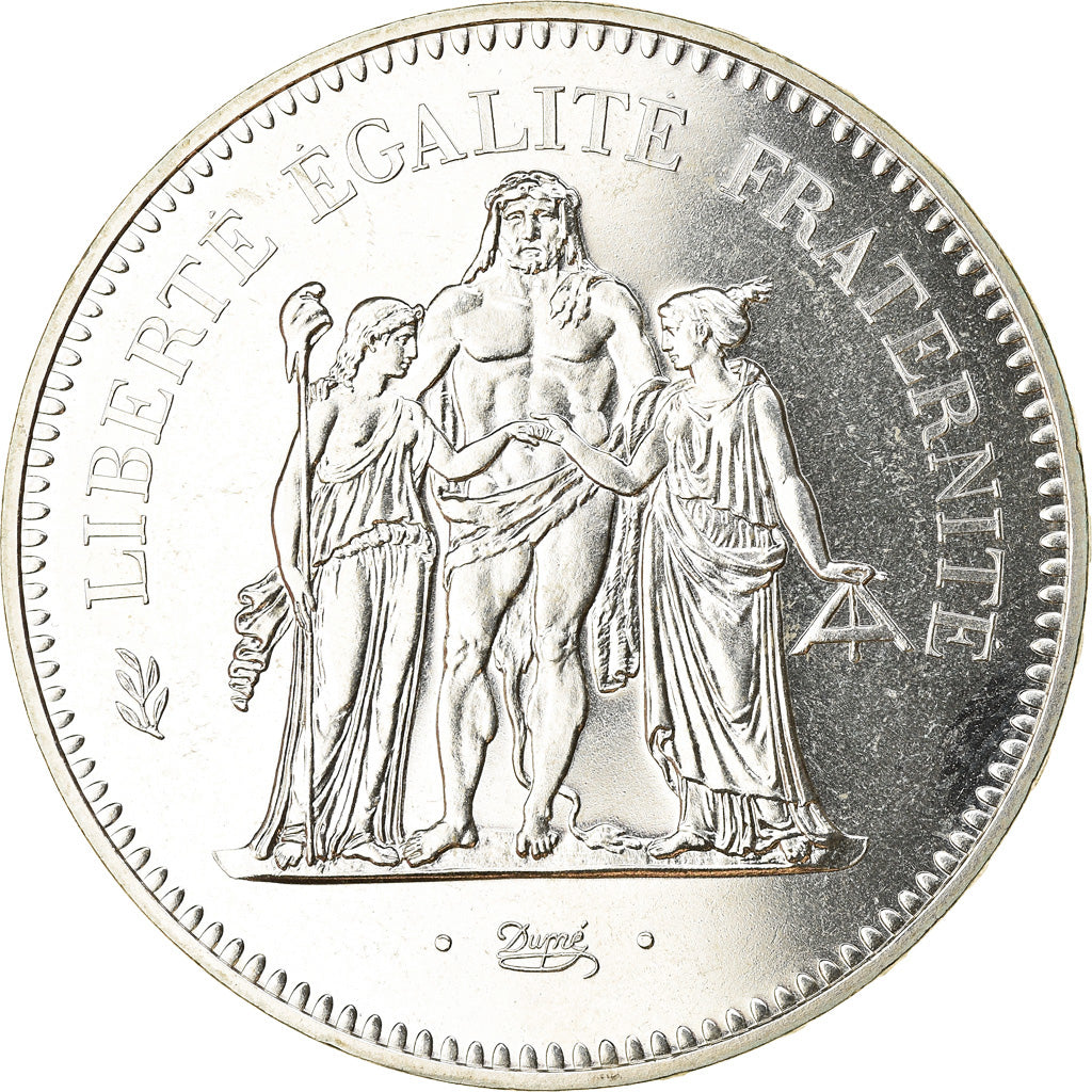 Coin, France, Hercule, 50 Francs, 1979, Paris, MS(65-70), Silver, KM:941.1