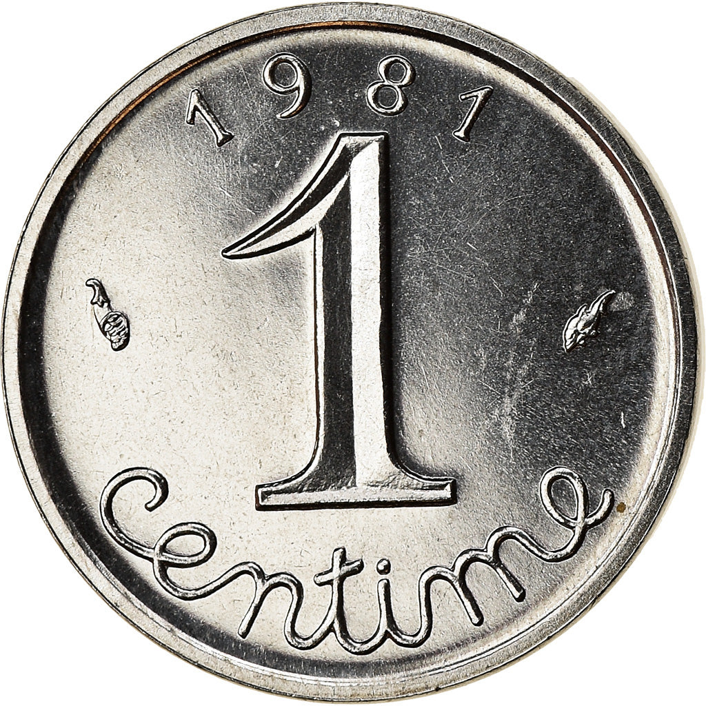 Münze, Frankreich, Épi, Centime, 1981, Paris, STGL, Stainless Steel, KM:928