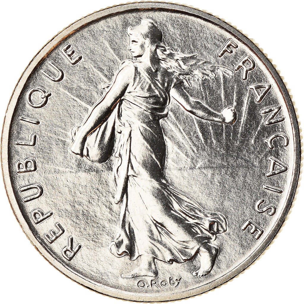 Münze, Frankreich, Semeuse, 1/2 Franc, 1981, Paris, STGL, Nickel, KM:931.1