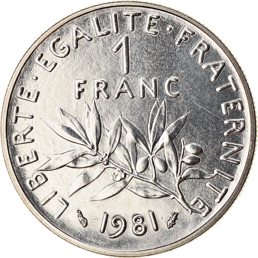 Monnaie, France, Semeuse, Franc, 1981, Paris, FDC, Nickel, Gadoury:474, KM:925.1