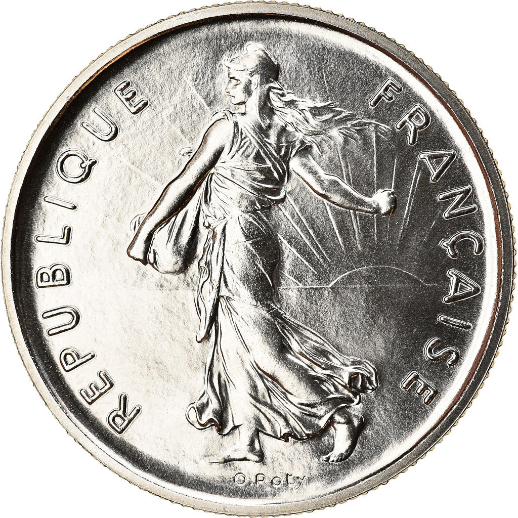 Coin, France, Semeuse, 5 Francs, 1971, Paris, MS(65-70), Nickel Clad