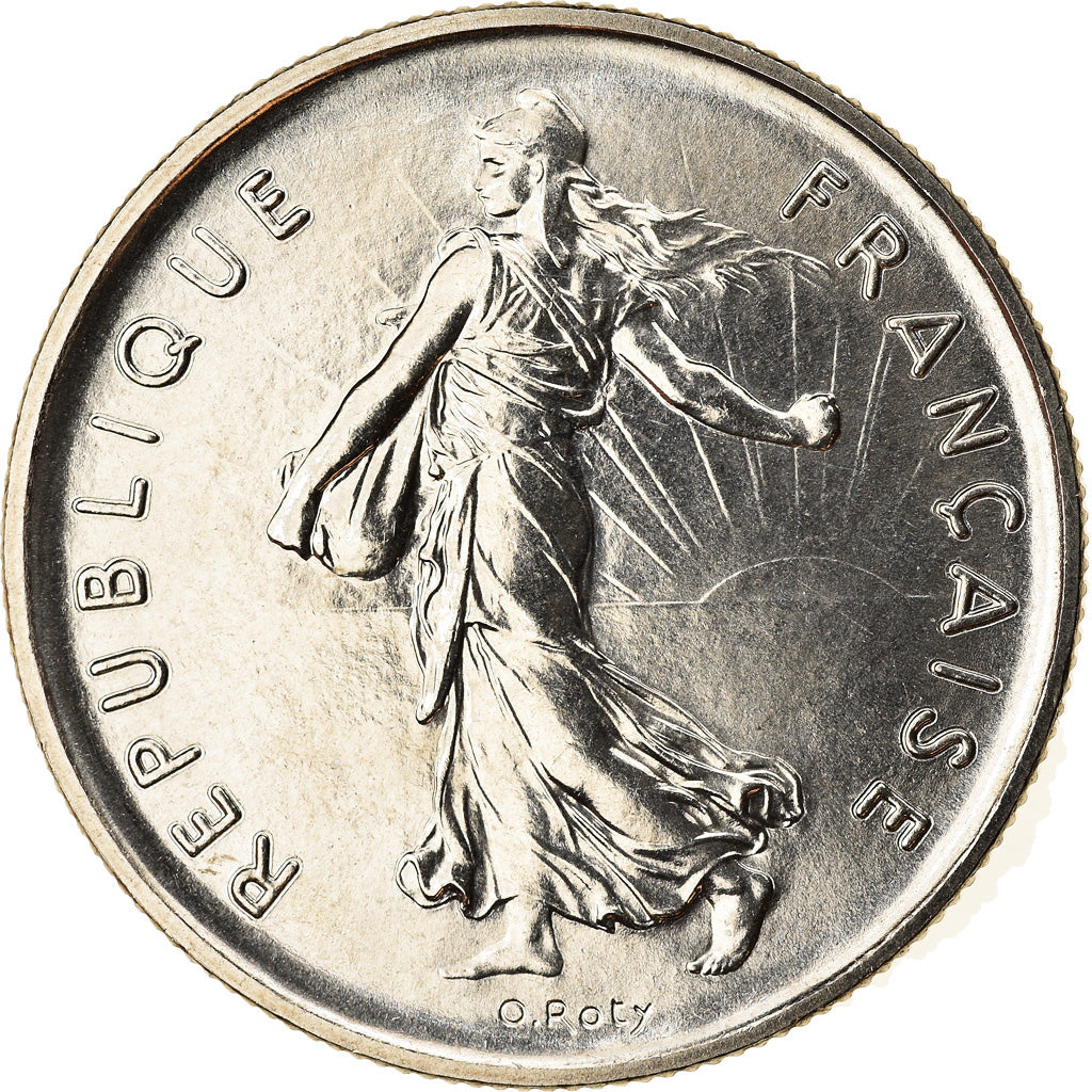 Coin, France, Semeuse, 5 Francs, 1973, Paris, MS(65-70), Nickel Clad