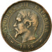 Monnaie, France, Napoleon III, Napoléon III, 10 Centimes, 1854, Paris, TB+