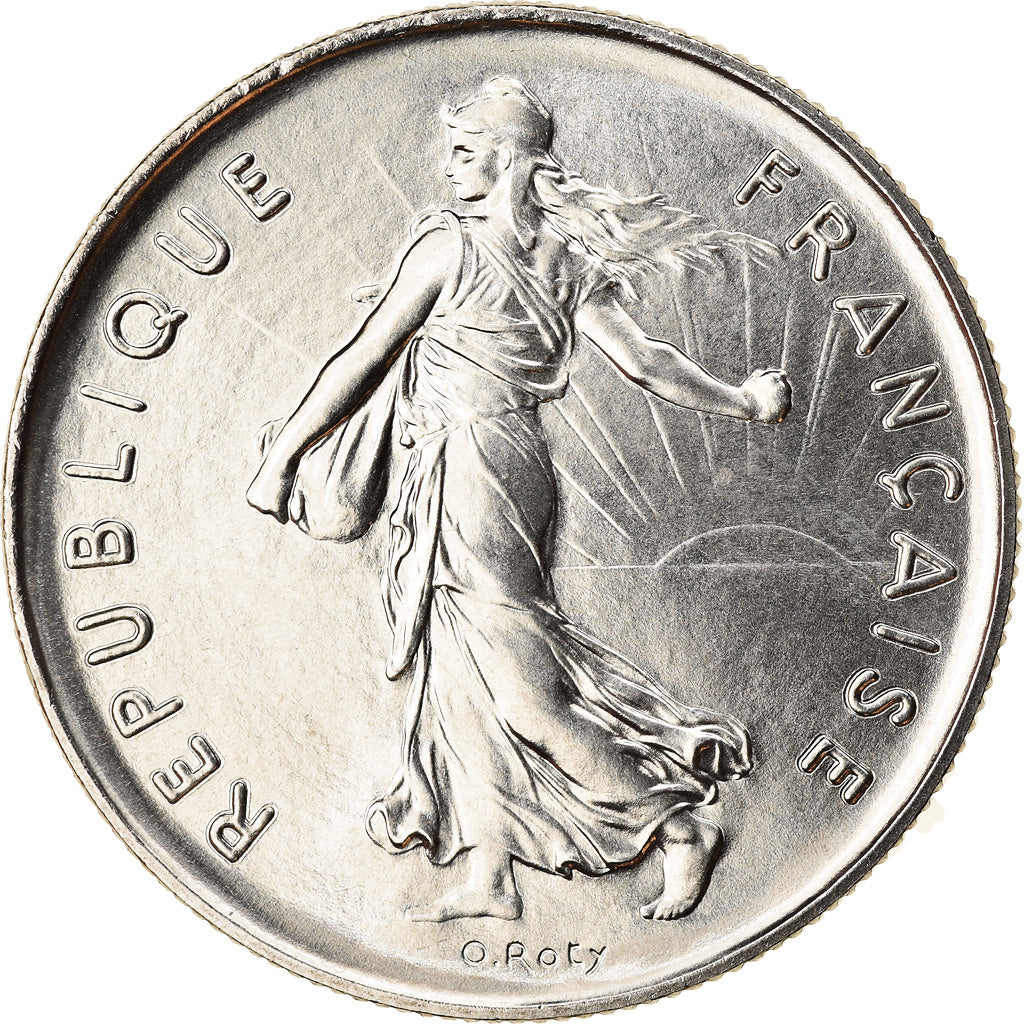Coin, France, Semeuse, 5 Francs, 1981, Paris, MS(65-70), Nickel Clad