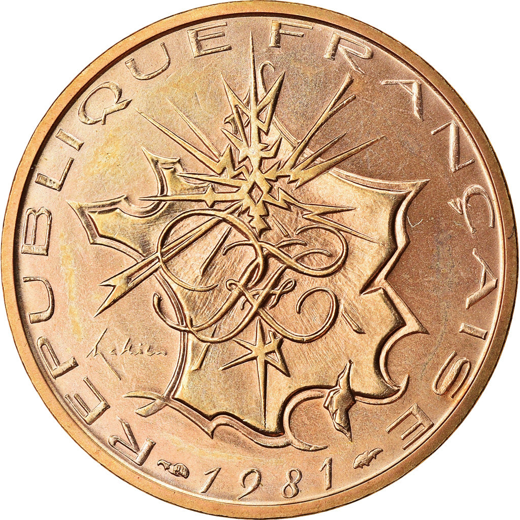 Coin, France, Mathieu, 10 Francs, 1981, Paris, Tranche A, MS(65-70)