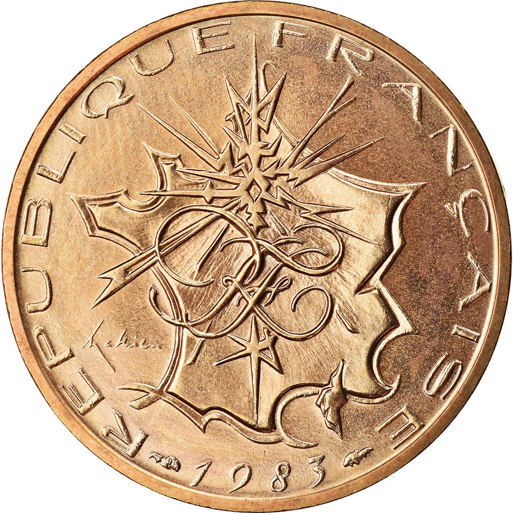 Coin, France, Mathieu, 10 Francs, 1983, Paris, Tranche B, MS(65-70)