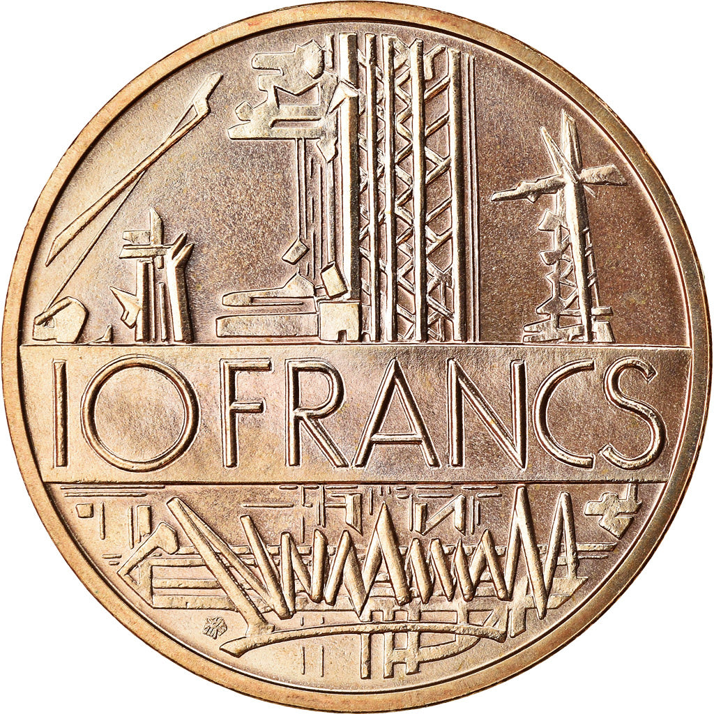 Coin, France, Mathieu, 10 Francs, 1983, Paris, Tranche B, MS(65-70)
