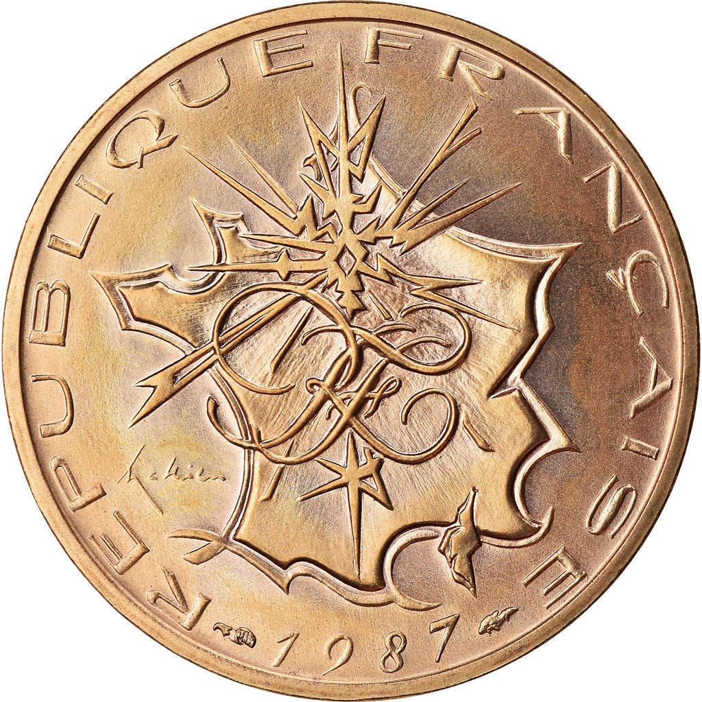 Coin, France, Mathieu, 10 Francs, 1987, Paris, Tranche B, MS(65-70)