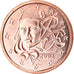 Frankrijk, Euro Cent, 2004, BU, FDC, Copper Plated Steel, Gadoury:1, KM:1282