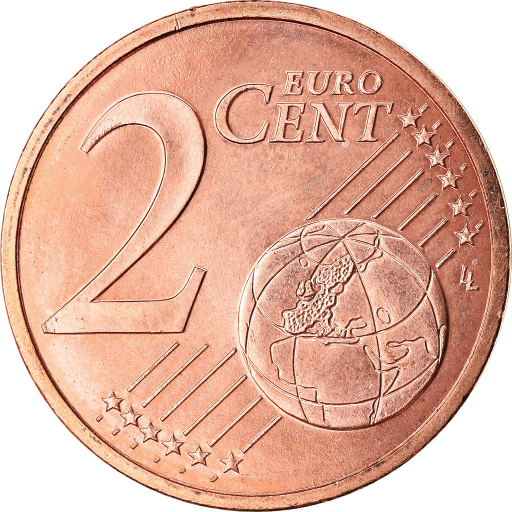 Francia, 2 Euro Cent, 2002, BU, FDC, Acciaio placcato rame, Gadoury:2, KM:1283