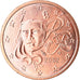 France, 2 Euro Cent, 2002, BU, MS(65-70), Copper Plated Steel, Gadoury:2
