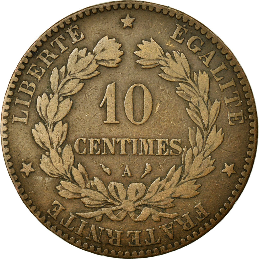 Münze, Frankreich, Cérès, 10 Centimes, 1897, Paris, SS, Bronze, KM:815.1