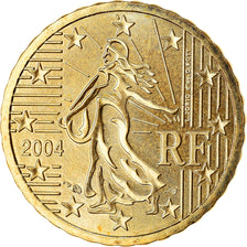 France, 10 Euro Cent, 2004, BU, FDC, Laiton, Gadoury:4a, KM:1285