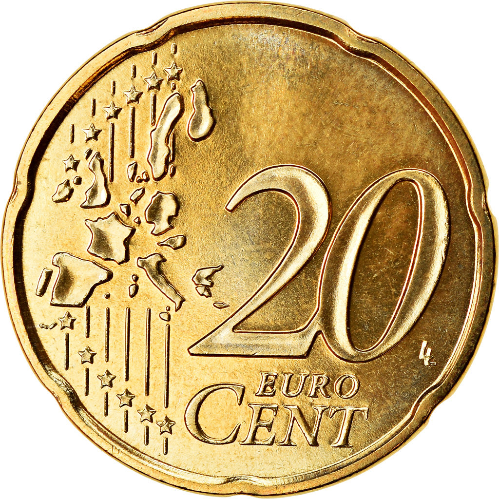 France, 20 Euro Cent, 2003, FDC, Laiton, Gadoury:5., KM:1286