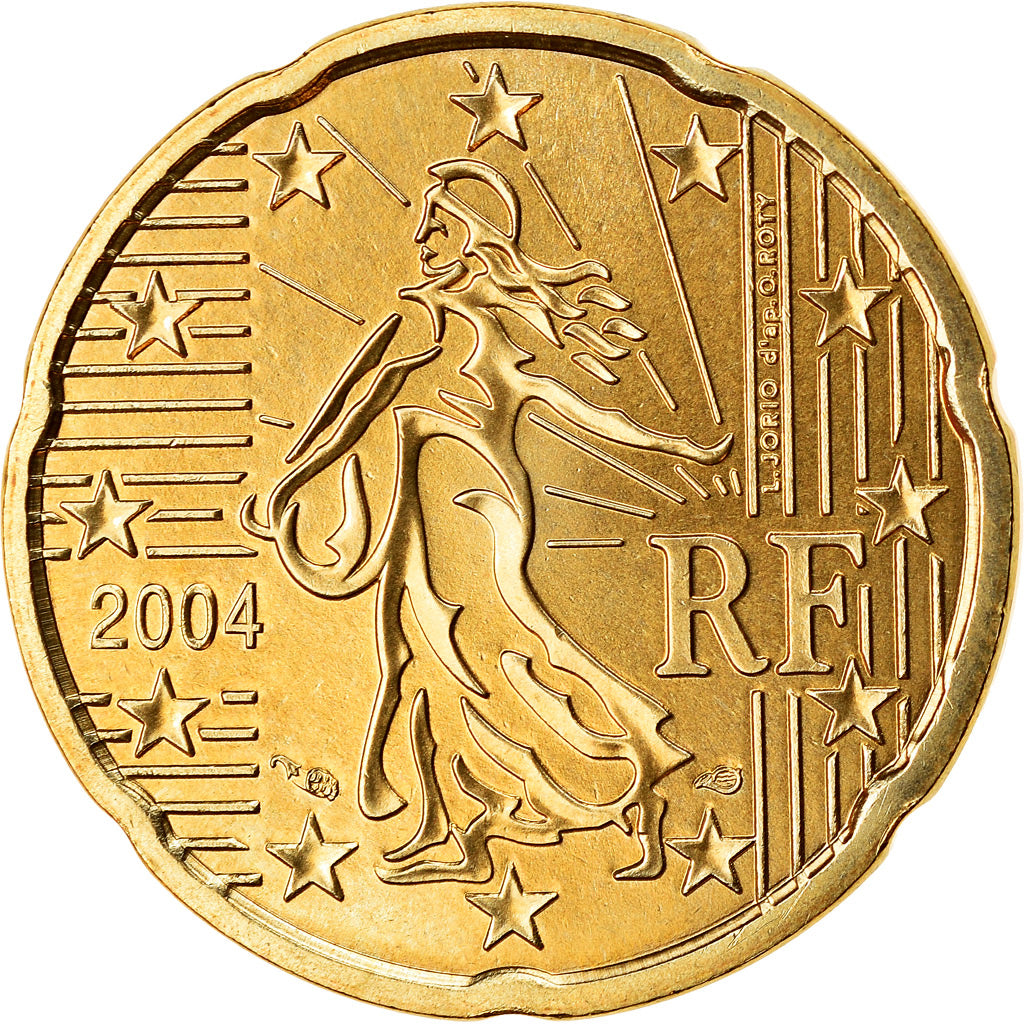 Francia, 20 Euro Cent, 2004, BU, FDC, Ottone, Gadoury:5., KM:1286