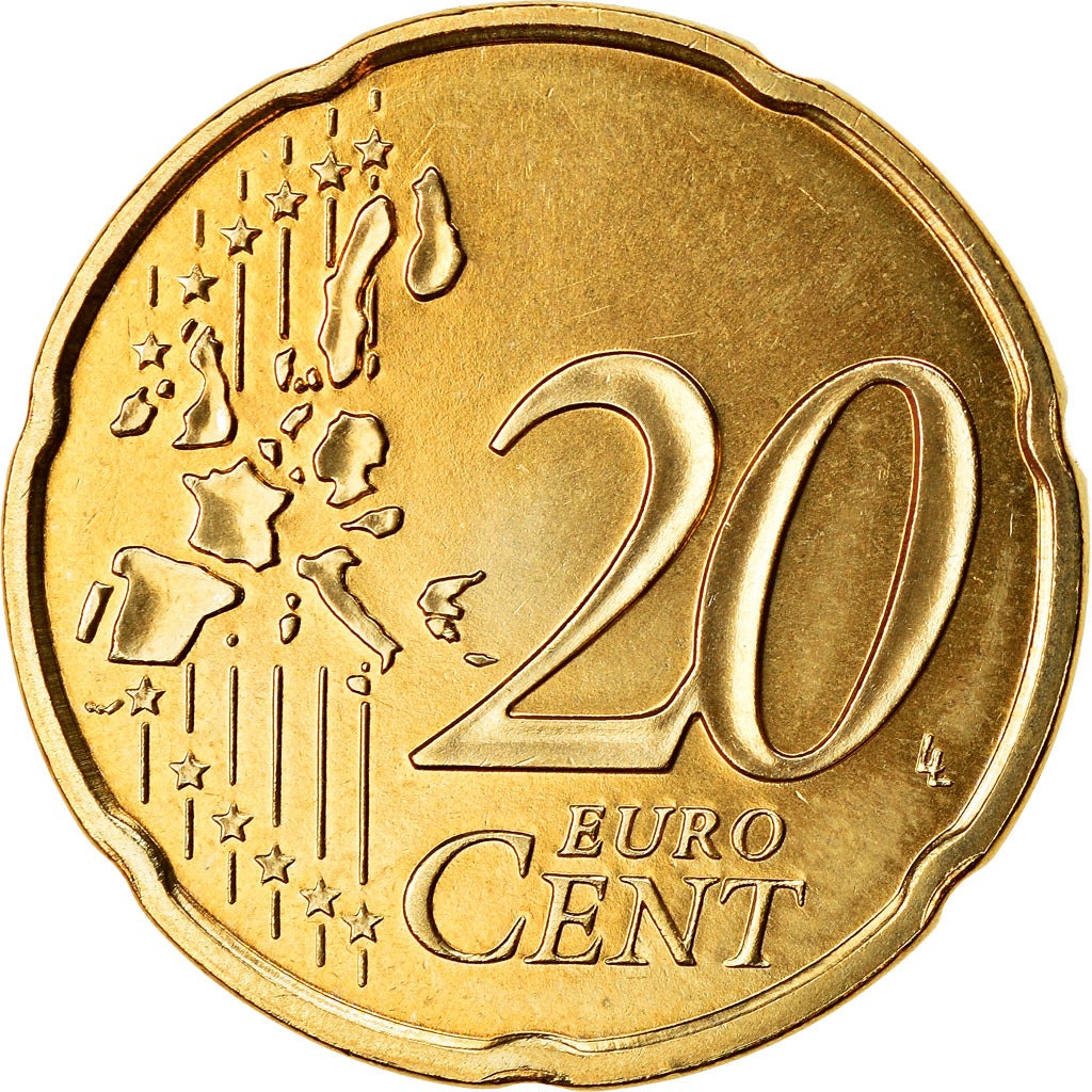 Francia, 20 Euro Cent, 2004, BU, FDC, Ottone, Gadoury:5., KM:1286