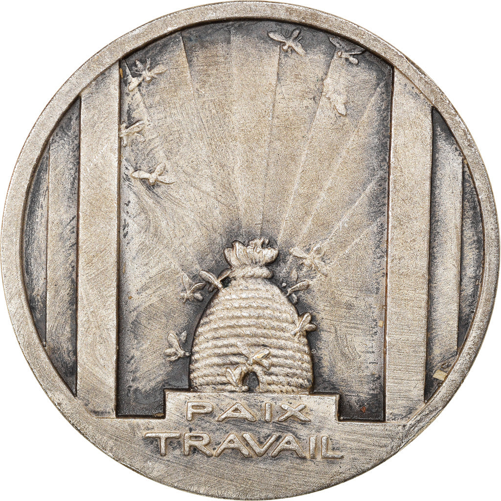 França, Medal, Chambre de métiers de France, Indústria e comércio, 1925