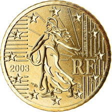 France, 50 Euro Cent, 2003, BU, FDC, Laiton, Gadoury:6., KM:1287