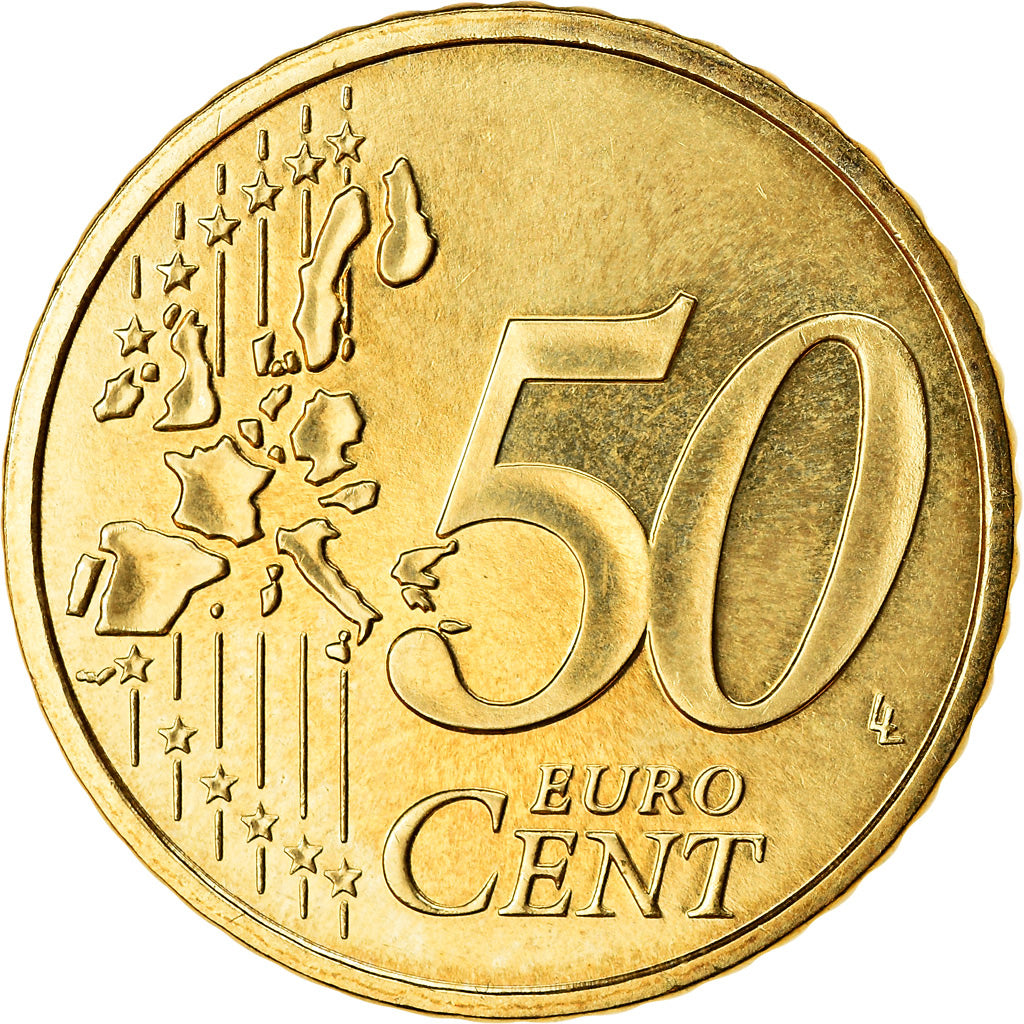 France, 50 Euro Cent, 2003, BU, FDC, Laiton, Gadoury:6., KM:1287