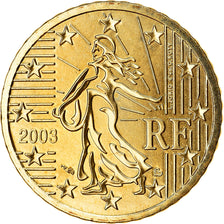 France, 50 Euro Cent, 2003, BU, MS(65-70), Brass, Gadoury:6., KM:1287
