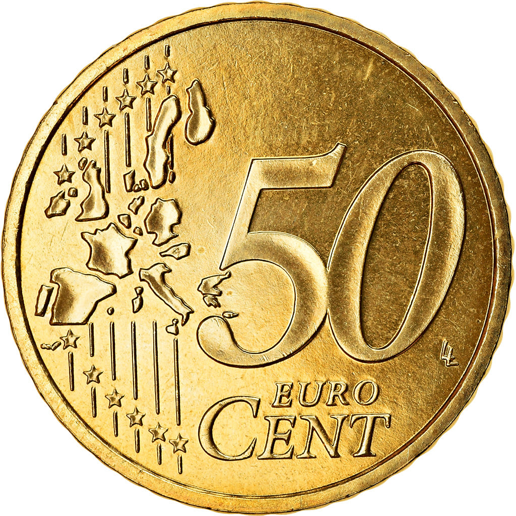 France, 50 Euro Cent, 2003, BU, MS(65-70), Brass, Gadoury:6., KM:1287
