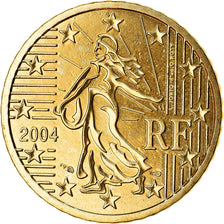 France, 50 Euro Cent, 2004, BU, MS(65-70), Brass, Gadoury:6., KM:1287