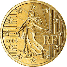 France, 50 Euro Cent, 2004, BU, FDC, Laiton, Gadoury:6., KM:1287