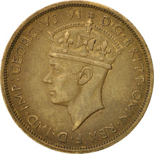 BRITISH WEST AFRICA, George VI, 2 Shillings, 1938, AU(50-53),Nickel-brass, KM 24