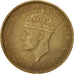 BRITISH WEST AFRICA, George VI, 2 Shillings, 1938, AU(50-53),Nickel-brass, KM 24