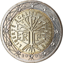 France, 2 Euro, 2003, BU, FDC, Bi-Metallic, Gadoury:8., KM:1289