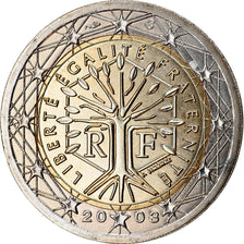 France, 2 Euro, 2003, BU, MS(65-70), Bi-Metallic, Gadoury:8., KM:1289