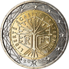 Francja, 2 Euro, 2004, BU, MS(65-70), Bimetaliczny, Gadoury:8., KM:1289