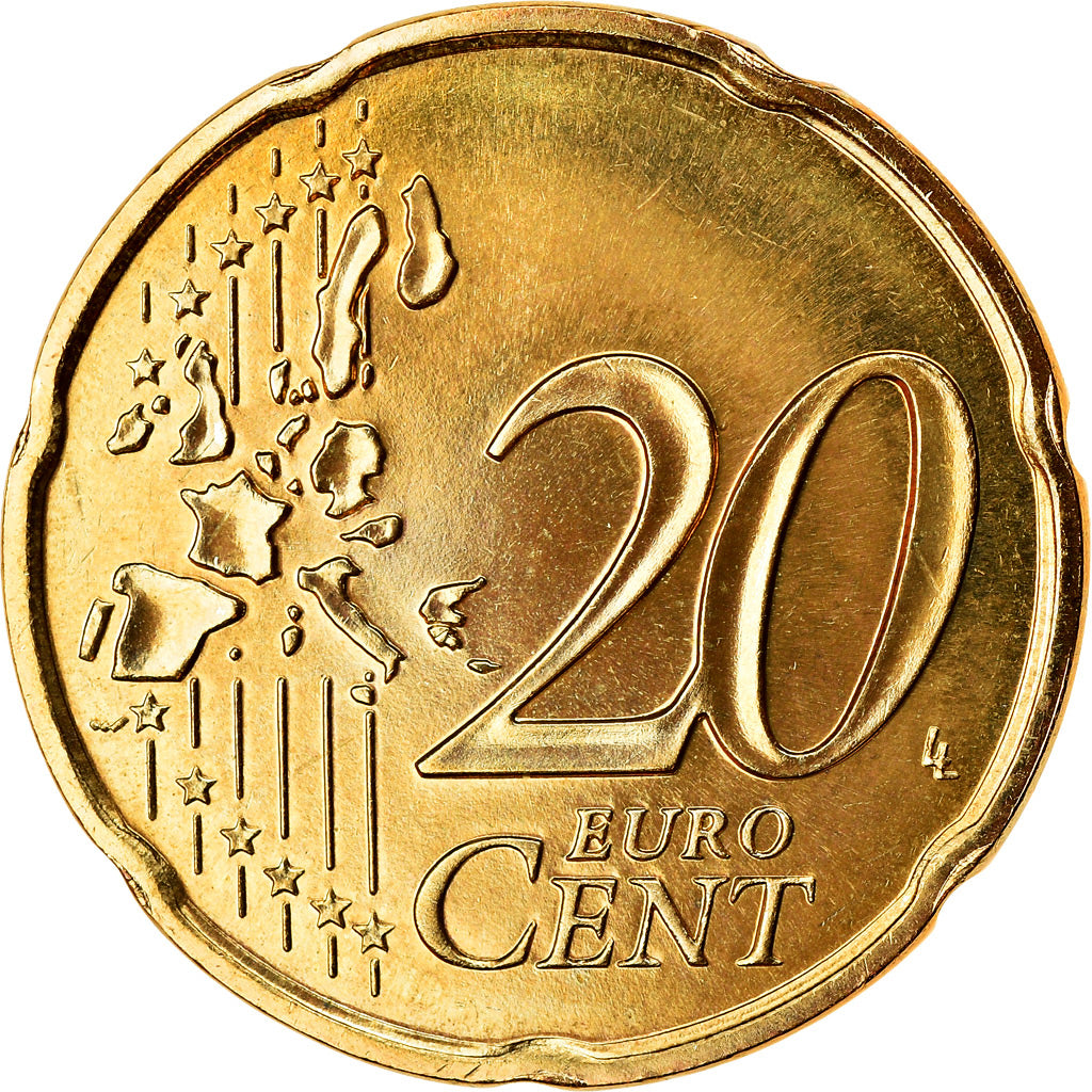 Frankreich, 20 Euro Cent, 2005, BU, STGL, Messing, Gadoury:5., KM:1286