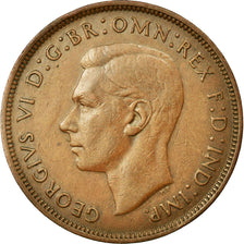 Coin, Great Britain, George VI, Penny, 1945, EF(40-45), Bronze, KM:845