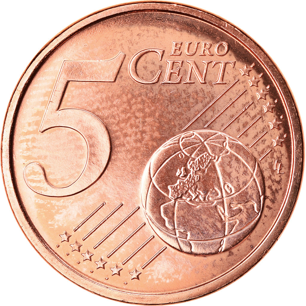Francja, 5 Euro Cent, 2007, Paris, BU, MS(65-70), Miedź platerowana stalą