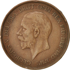 Great Britain, George V, Penny, 1932, EF(40-45), Bronze, KM:838