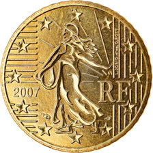 France, 50 Euro Cent, 2007, BU, MS(65-70), Brass, Gadoury:6a., KM:1412