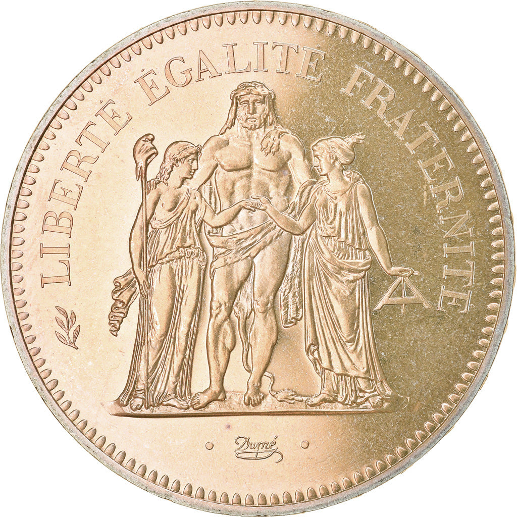 Moneta, Francia, Hercule, 50 Francs, 1976, Paris, FDC, Argento, KM:941.1