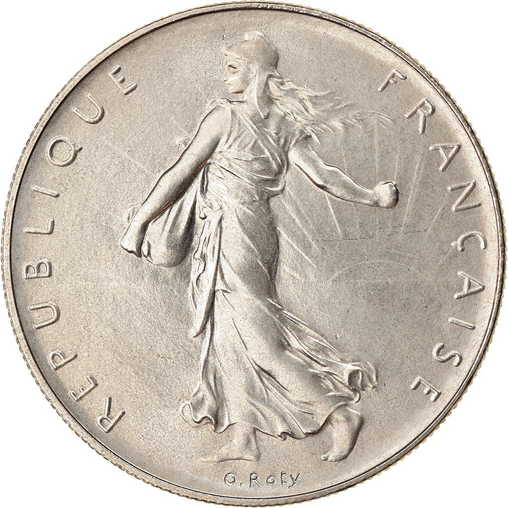 Münze, Frankreich, Semeuse, Franc, 1976, Paris, STGL, Nickel, KM:925.1