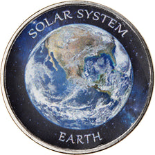 Coin, Azad Jammu and Kashmir, Rupee, 2019, Système solaire - Terre, MS(65-70)