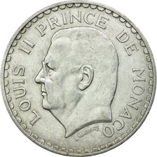 Coin, Monaco, Louis II, 5 Francs, 1945, AU(50-53), Aluminum, KM:122