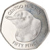 Coin, Falkland Islands, 50 Pence, 2018, Pingouins - Manchot Papou, MS(65-70)