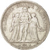 Coin, France, Hercule, 5 Francs, 1873, Bordeaux, EF(40-45), Silver, KM:820.2